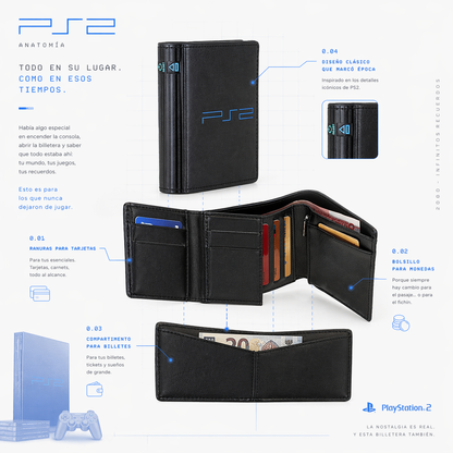 Billetera Reliquia PS2 – Edición Coleccionista