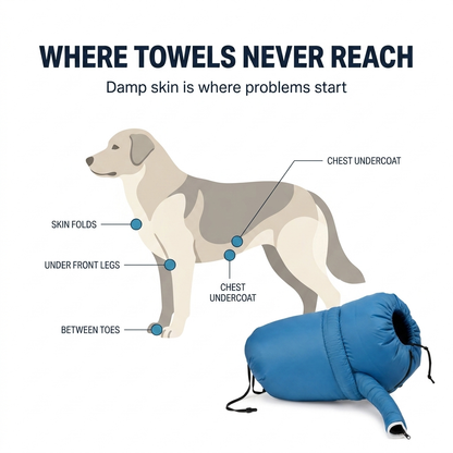 DryPup — Hands-Free Dog Drying Bag